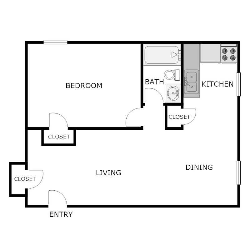 Floor Plans Fairway Apartments Manitowoc, WI A PRE/3 Property